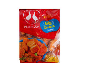 Empanado à Base de Carne de Frango com Queijo Perdigão Big Chicken Pacote 1kg